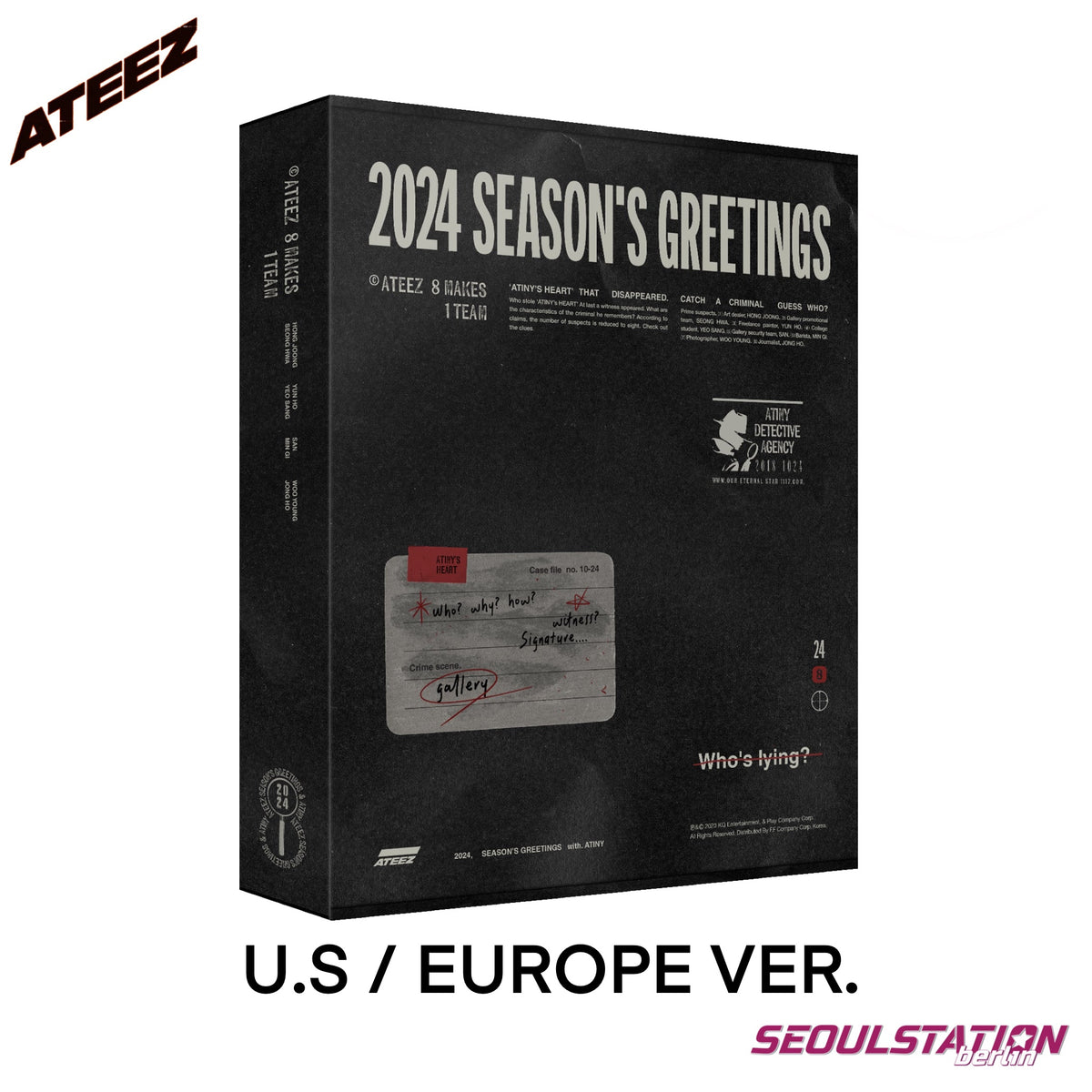 ATEEZ 2024 SEASONS GREETING (U.S./Europe Ver.) SEOULSTATION berlin