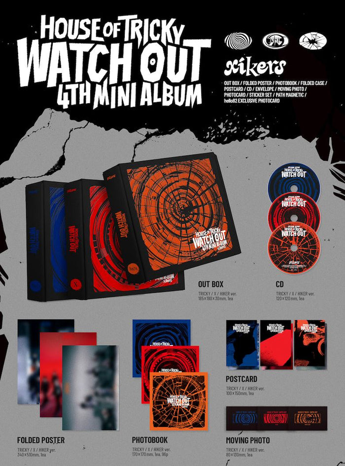 SEOULSTATION berlin xikers-house-of-tricky-watch-out-4th-mini-album-pop-up-exclusive-packshot