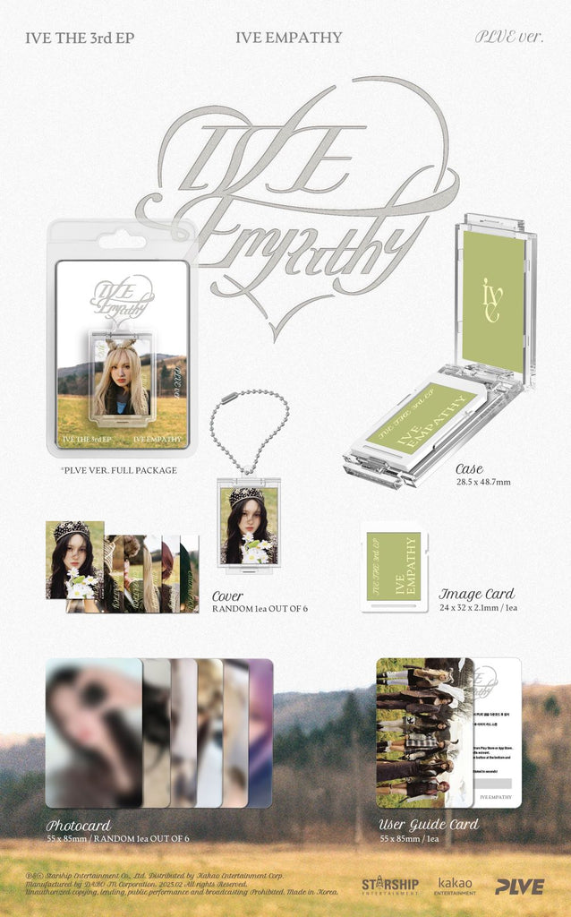 SEOULSTATON berlin IVE  EMPATHY PLVE version packshot photocard