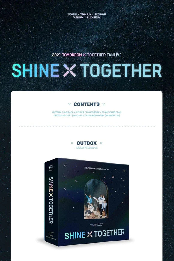 TXT - 2021 FANLIVE - SHINE X TOGETHER (DVD) – SEOULSTATION Berlin